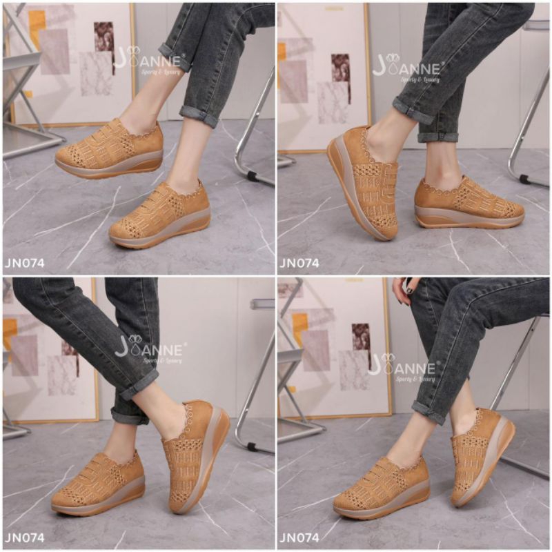 JOANNE Sepatu Wedges Shoes #JN074 ORIGINAL