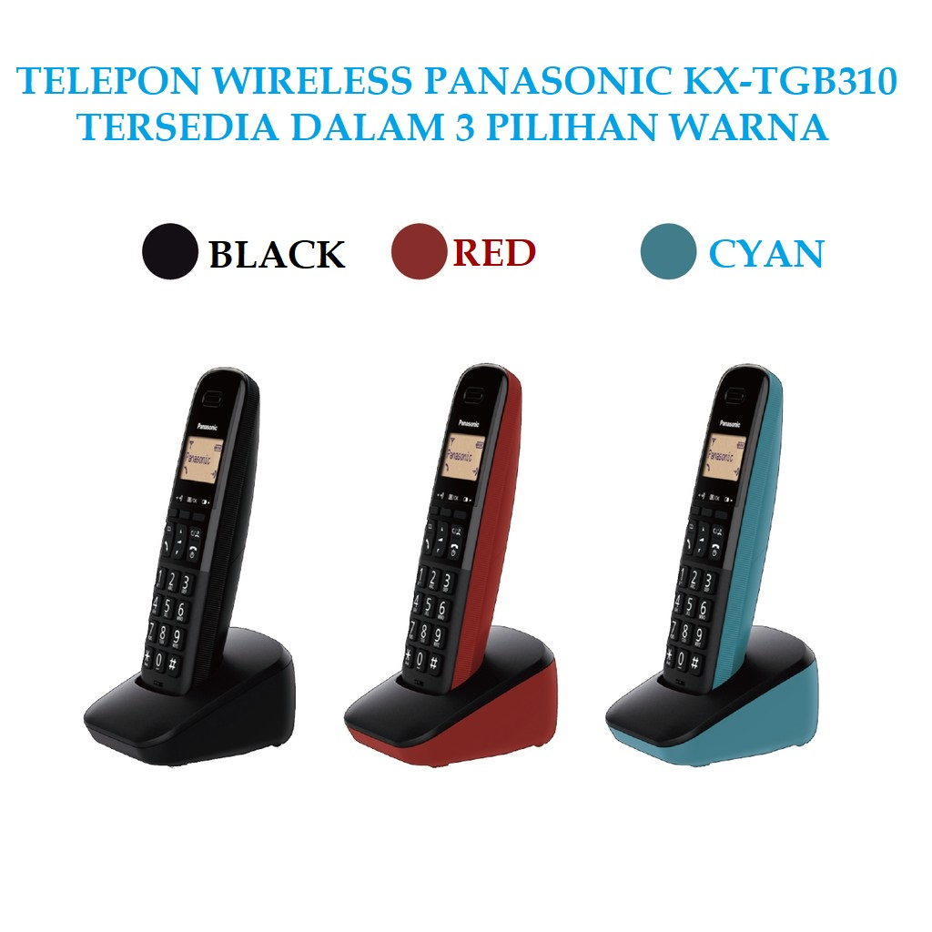 Telepon Wireless Panasonic KX-TGB610 Cordless Phone Panasonic KXTGB610