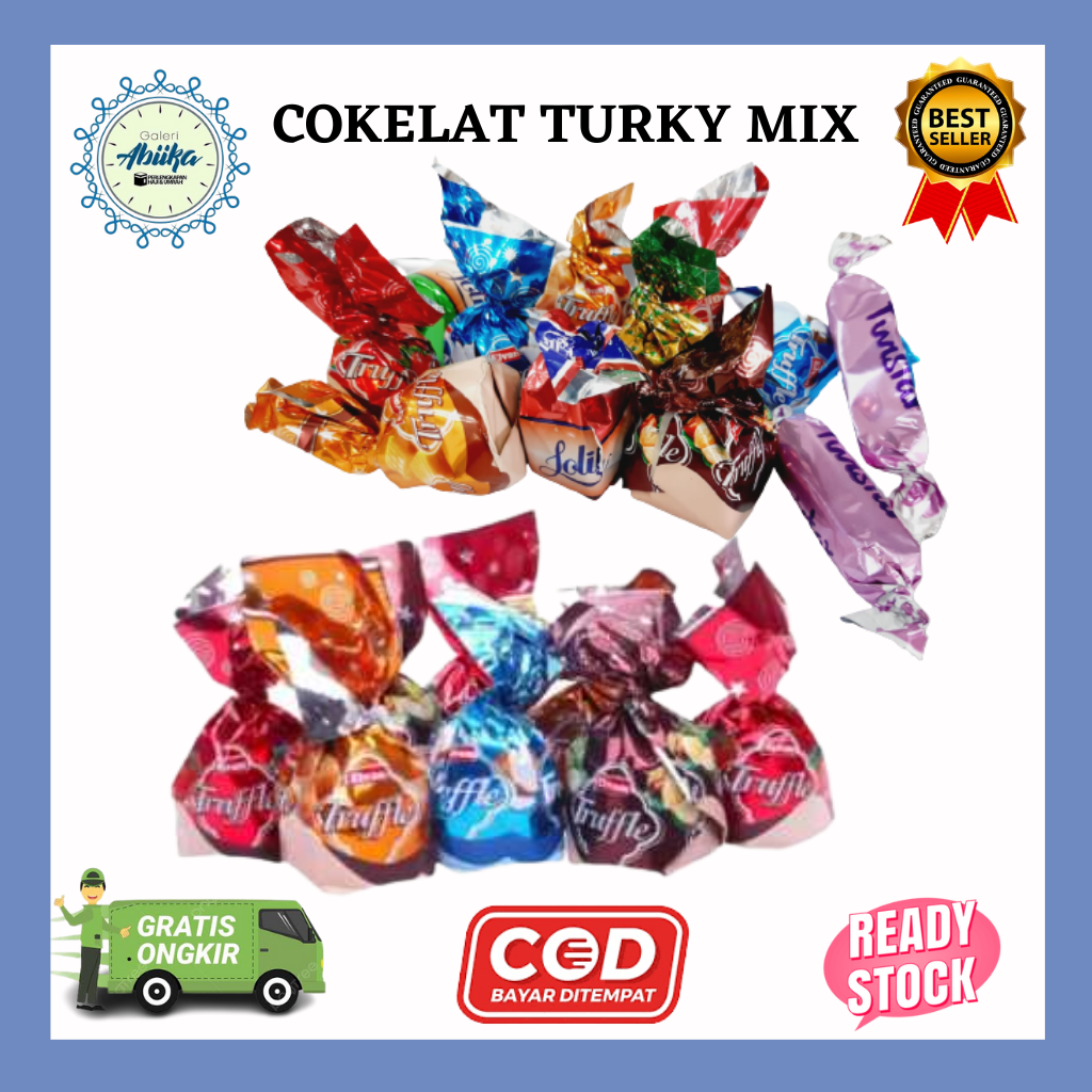 

Cokelat Turky Mix 100gr 250gr