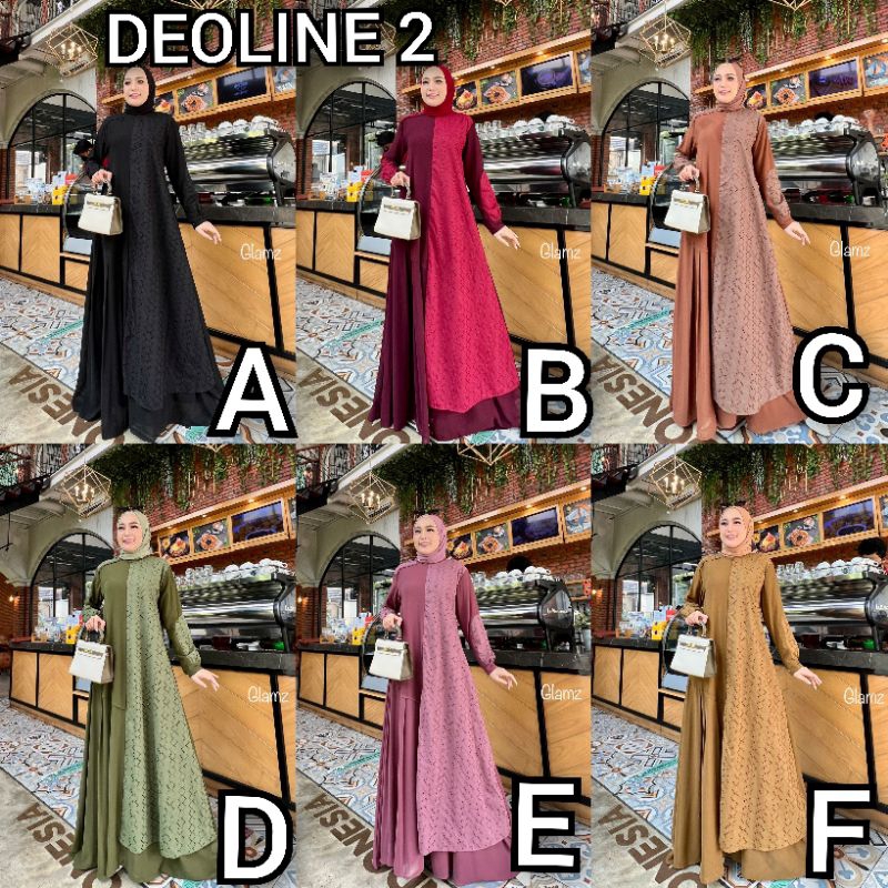 DRESS DEOLINE 2 MAXI ORI GLAMZ GLZ