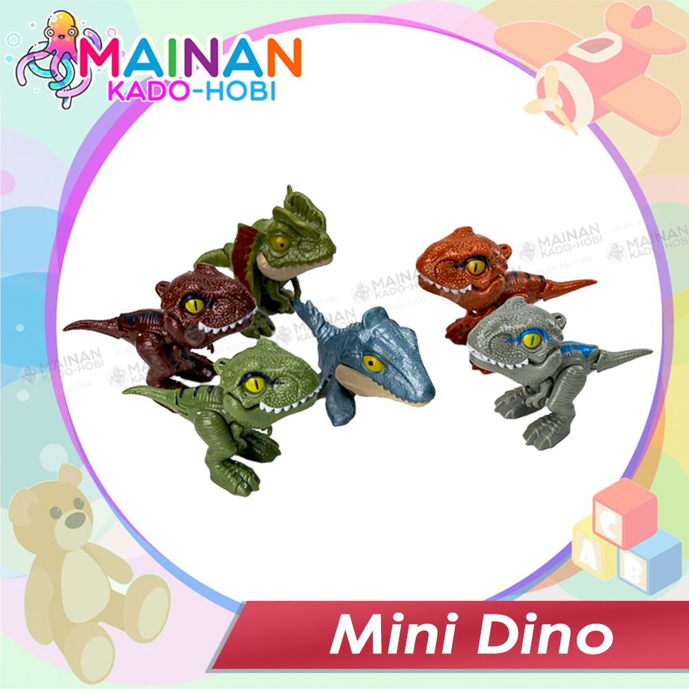 HADIAH ULANG TAHUN MAINAN PRANK ANAK FIGURE MINIATUR GIGIT JARI BITING DINOSAURUS