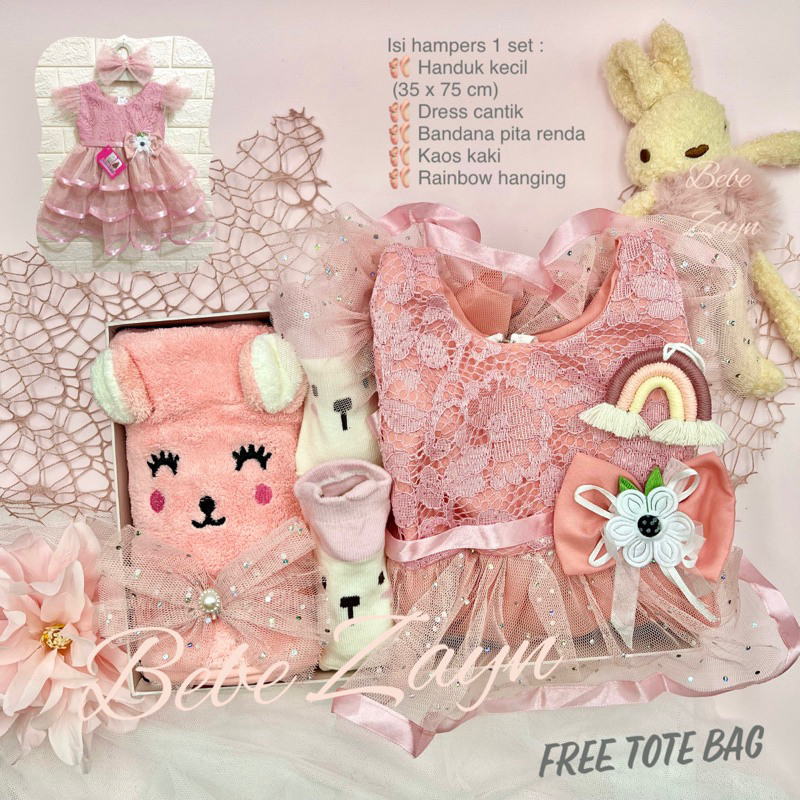 { Bebe Zayn Hampers } Little Princess Series 3-12 bulan | Newborn Baby Gift Set | Hampers Baby | Kado Lahiran Bayi