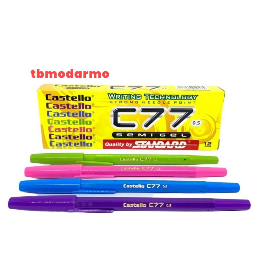 Tbmo Bolpen Castello C77 Black Per Pcs