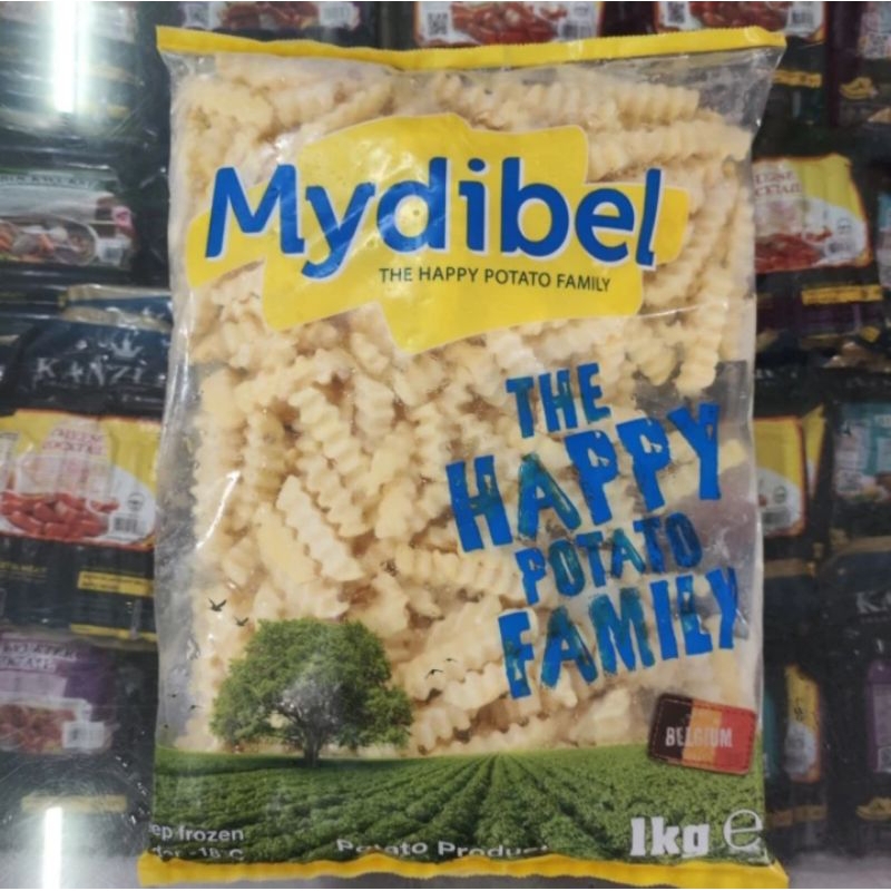 

Kentang Mydibel Crinkle Cut 1kg French Fries