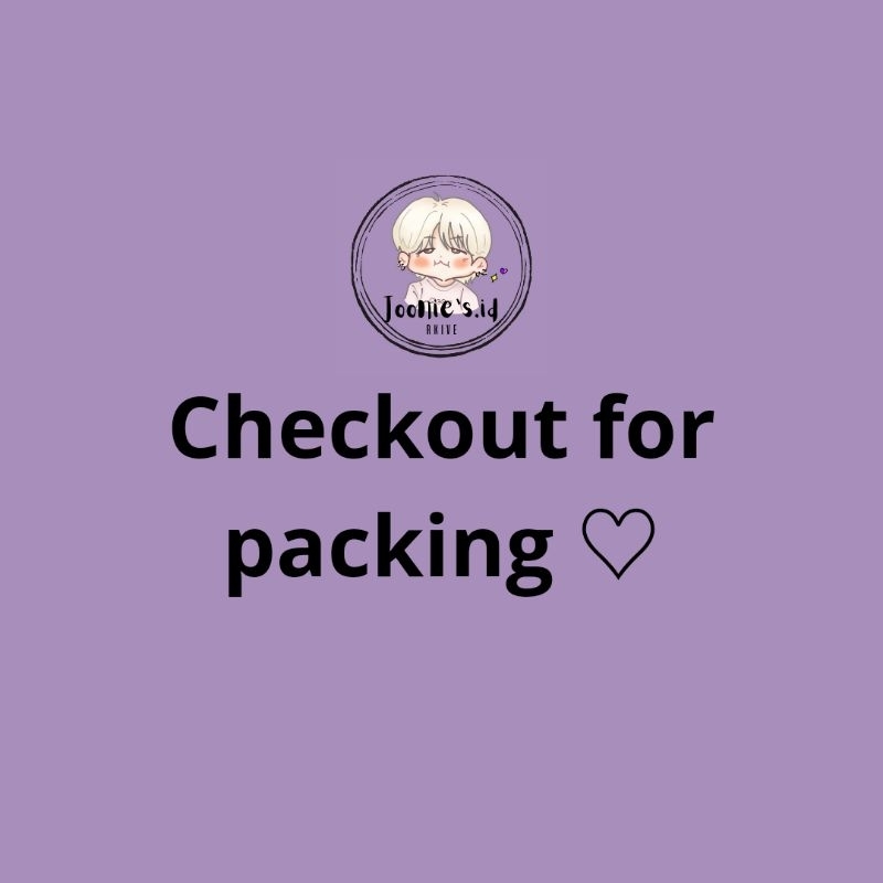 

Packing for order