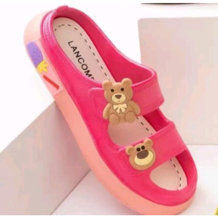 SANDAL JELLY ANAK IMRPORT TEDDY BEAR