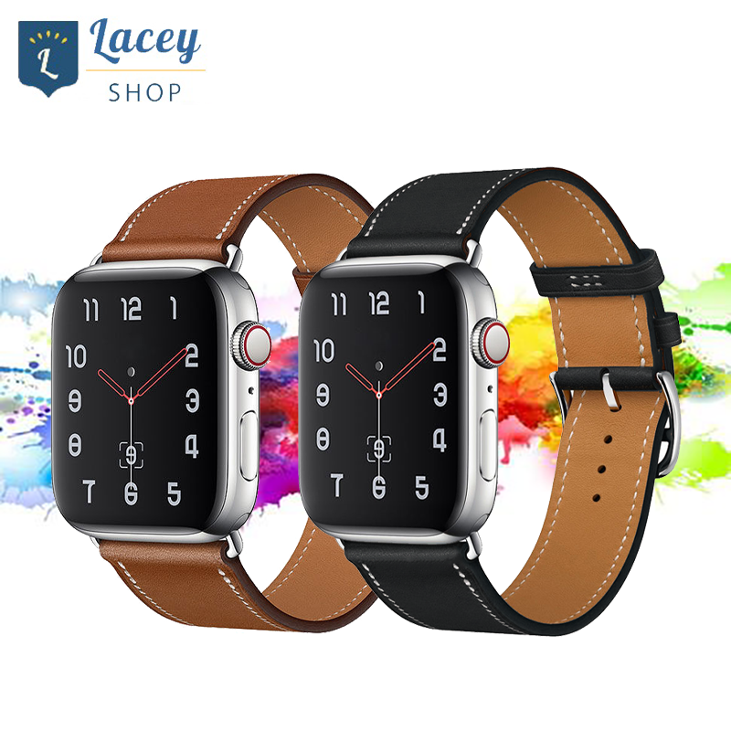 Leather Strap iWatch Replacement Band Apple Watch 7 41 mm 45 mm S6 5 4 3 2 1