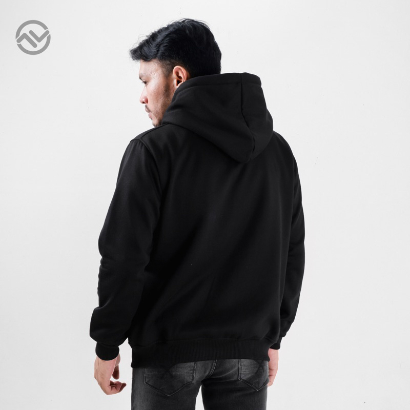 LAVA | Hoodie Zipper Pria Original Fleece Tebal