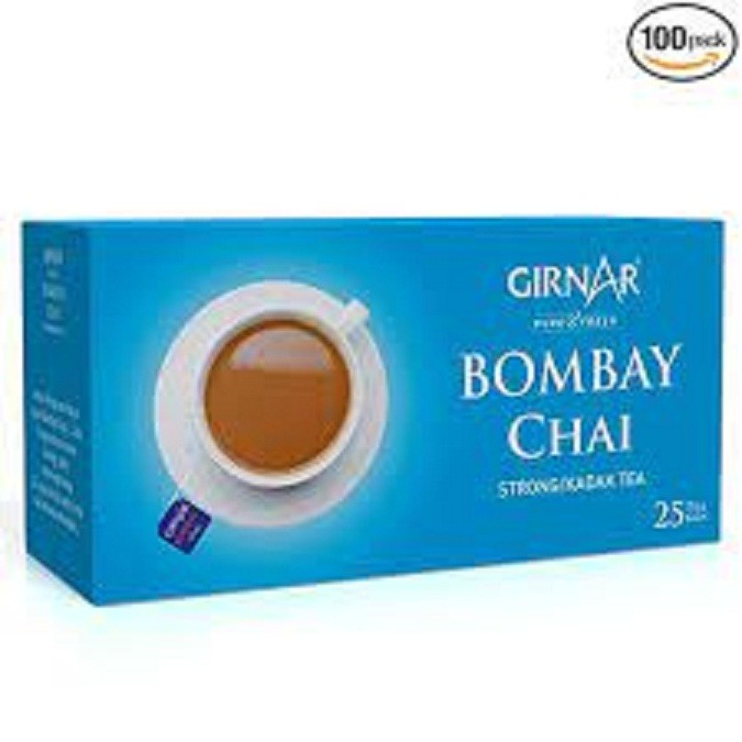 

STRONG KARAK TEA/GIRNAR BOMBAY CHAI 25 TEA BAGS [50G]/Tea hijau
