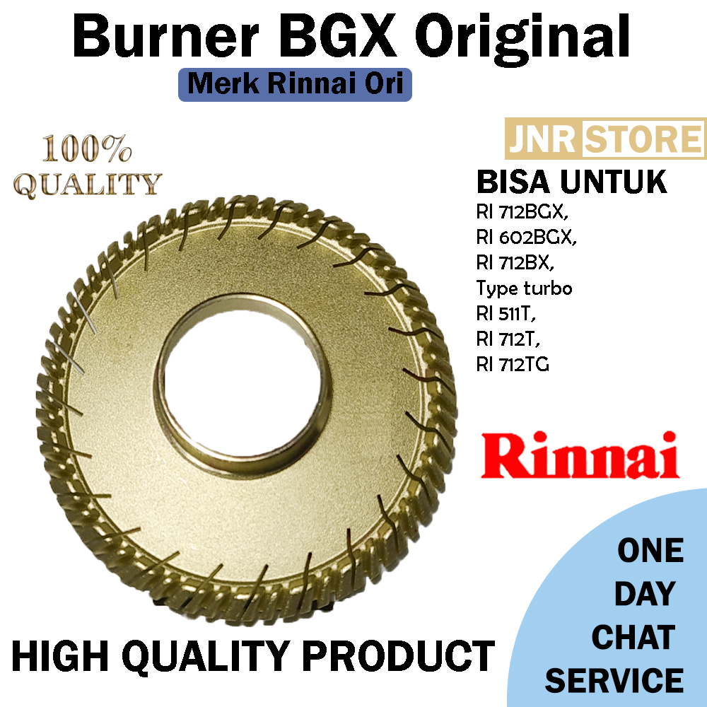 Burner Rinai Ori (Type Tornado RI 712BGX,602BGX,712BX, Type turbo RI 511T,712T,712TG)