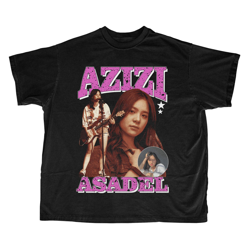 KAOS AZIZI ASADEL JKT48 VINTAGE OVERSIZED TSHIRT