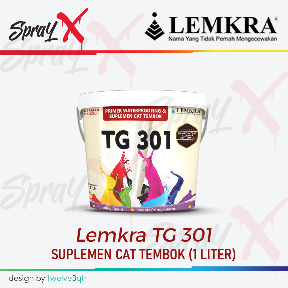 LEMKRA TG 301 PRIMER WATERPROOFING & SUPLEMEN CAT TEMBOK 1 LITER