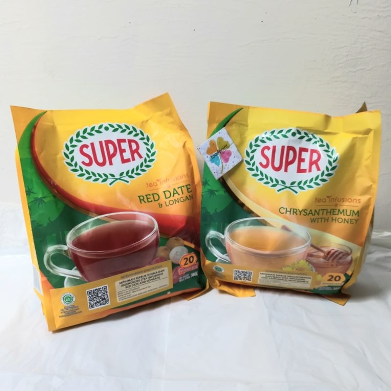 

Super Red Dates and Longan Tea / Super Honeyed Chrysanthemum Tea