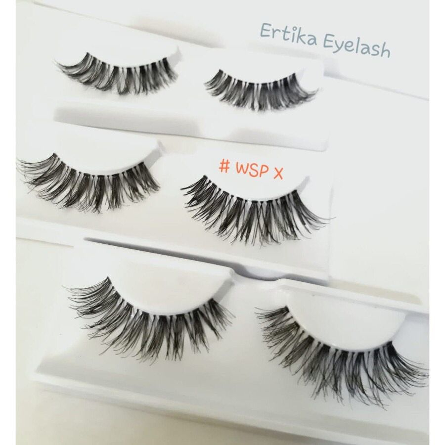 Bulu mata palsu tebal natural WSP X Ertika Eyelash