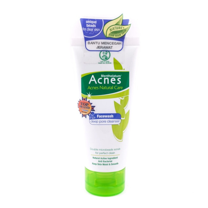 Acnes Natural Care Deep Pore Cleanser Face Wash 100gr