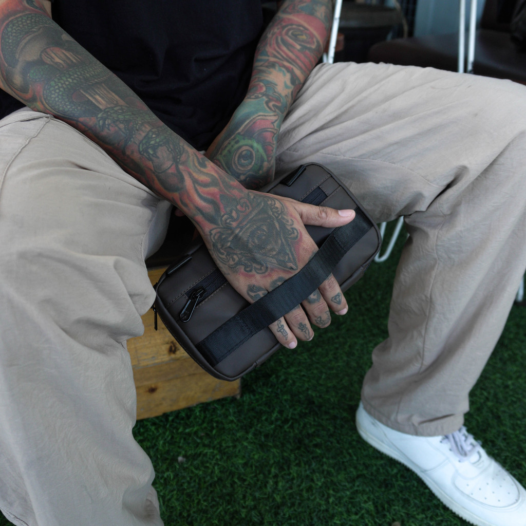 Hand Bag Tas Tangan Clutch - Walnut Mokamula