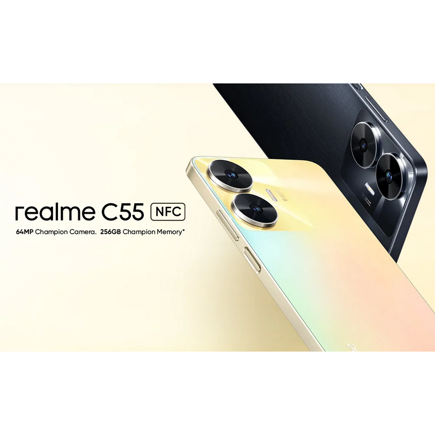 Reame c55 6/128GB | 8/256GB | MediaTek Helio G88 | Android 13, realme UI 4.0 | Garansi Resmi