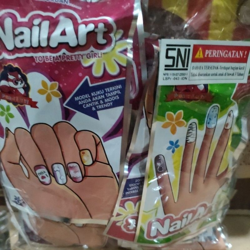 nailart model kuku terkini mainan nail art