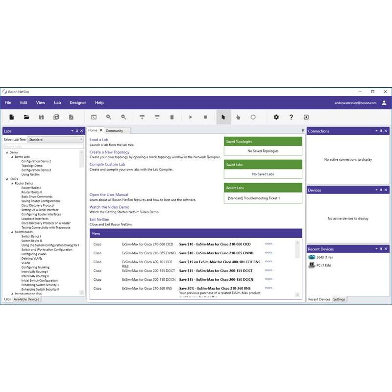 Software Boson NetSim Network Simulator 11.7 Full Version Lisensi Lifetime