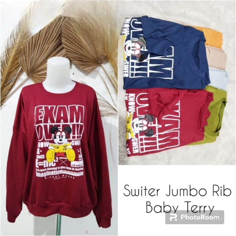 SWEATER MURAH JUMBO. SWEATER JUMBO WANITA