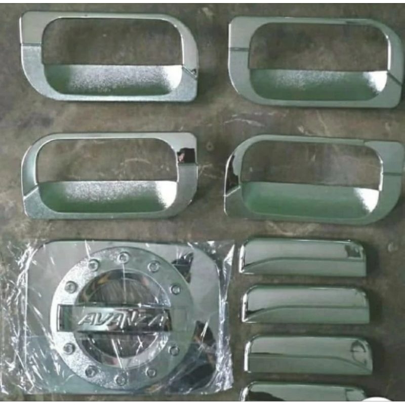 paket cover outer handle pintu+tutup tank bensin toyota avanza
