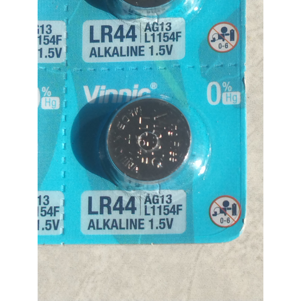 Baterai Vinnic LR44 Batery LR 44