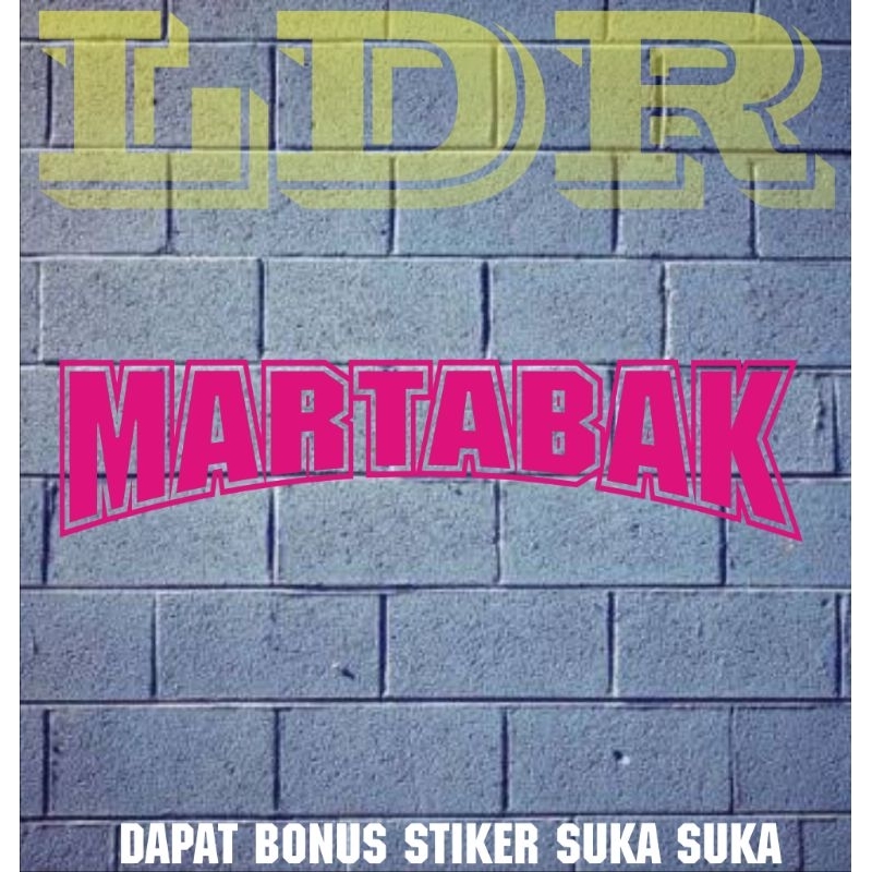 stiker cutting martabak