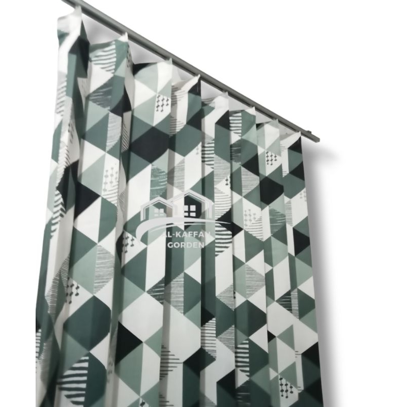 Gorden Plisket Motif Piramid Gorden Kawat Lebar 2 Meter Korden Plisket Polos
