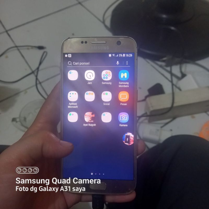 samsung s7 flat bekas