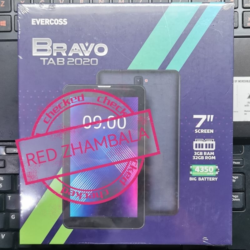 Evercoss Tablet X7 Bravo 2020 3RAM/32GB 4G Android 9 Garansi Resmi