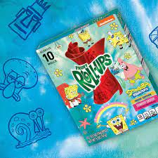 

PASTI READY FRUIT ROLL UPS STRAWBERRY SENSATION SPONGEBOB PERMEN CANDY IMPORT USA LIMITED EDITION