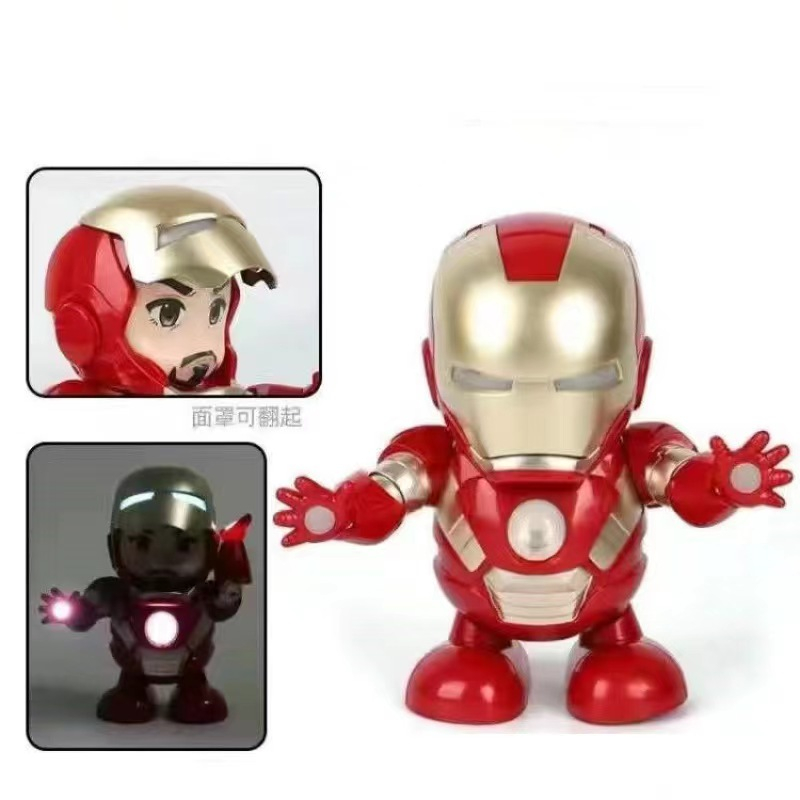 Mainan Anak Super Hero Robot / Mainan Robots Led and Music