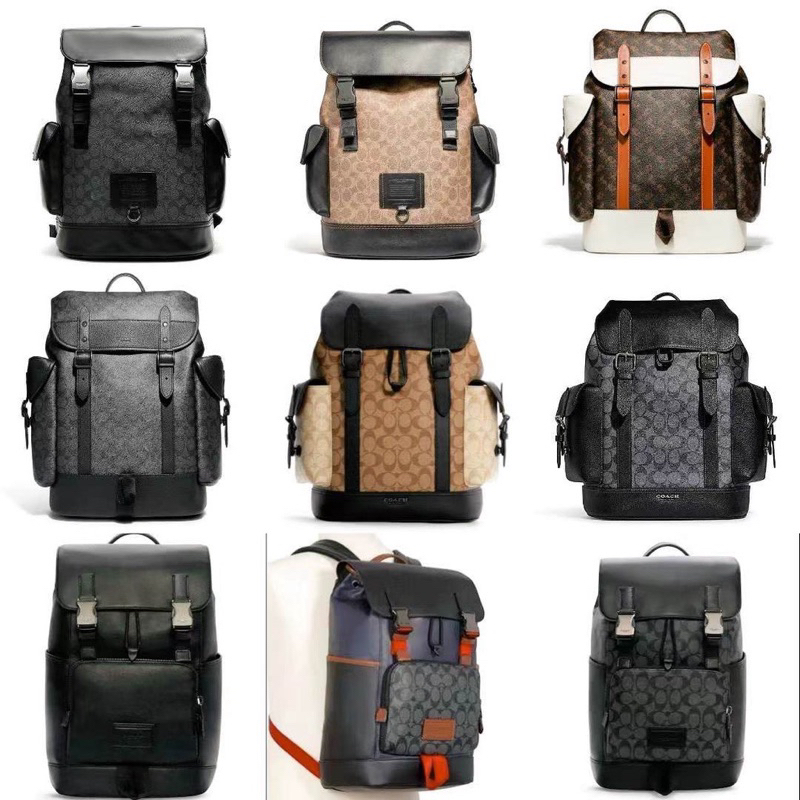 TERMURAH Tas Backpack C0ACH Signature pria/ tas ransel pria (FREE DUSTBAG)