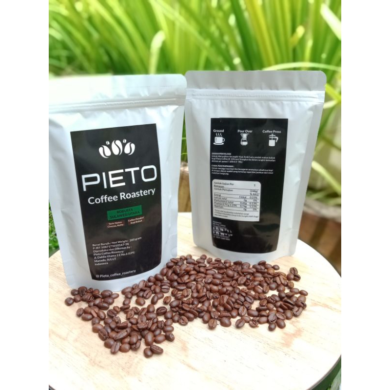 

kopi robusta bubuk Sulawesi Utara 200 gram