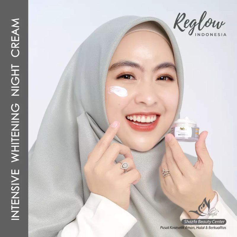 REGLOW NIGHT CREAM NEW / Intensive Whitening Night Cream Reglow - Mencerahkan &amp; Memudarkan Flek Hitam