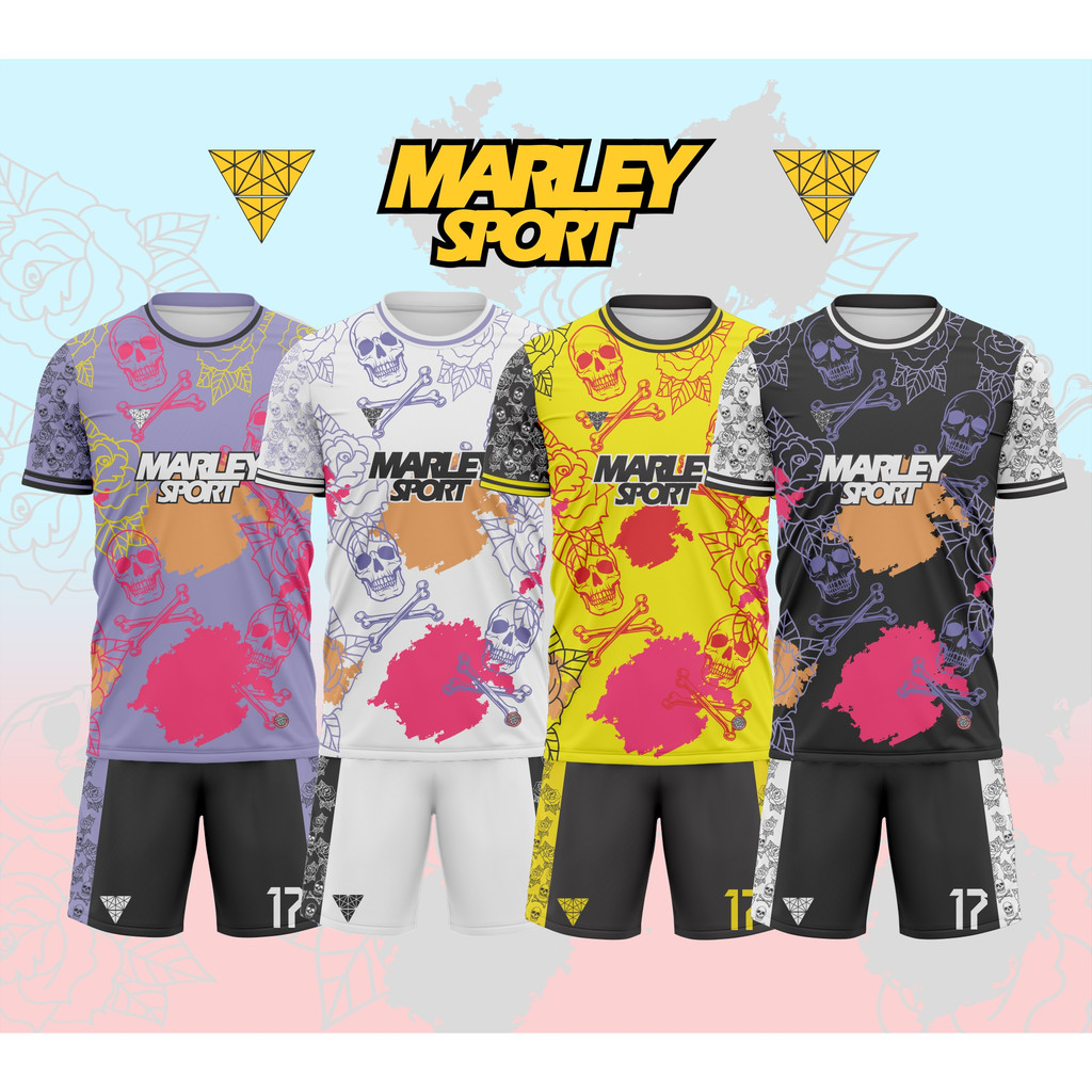 Baju Futsal Costum Printing Jersey Bola Full Printing Gratis Nama dan Angka Baju Bola Costum Printin