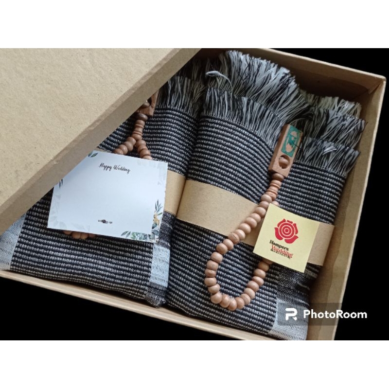 SAJADAH PERNIKAHAN COUPLE GIFH BOX PREMIUM MEWAH  HADIAH KADO PERNIKAHAN / KADO NIKAHAN/ HAMPERS WED