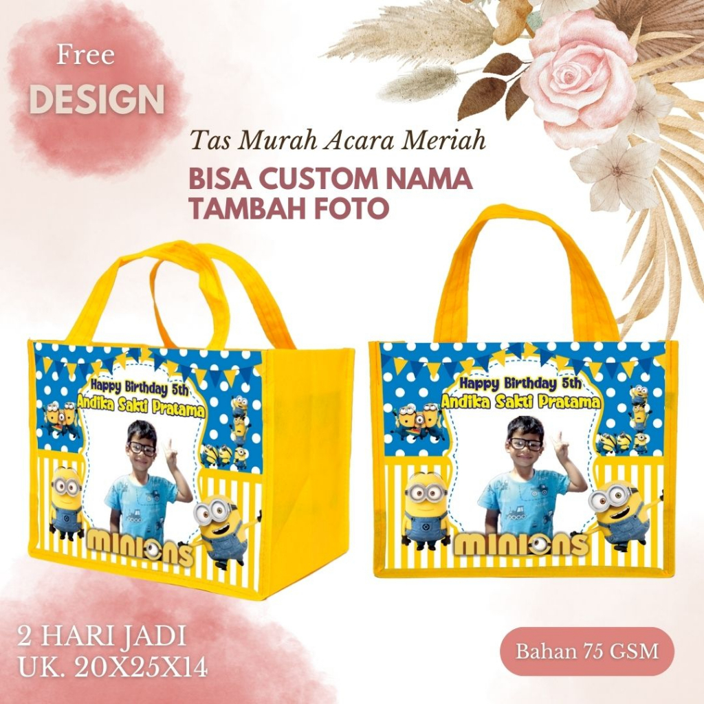 

Favorit (2) Tas Ultah Kartun Ready Stok bebas desain sesuka hati