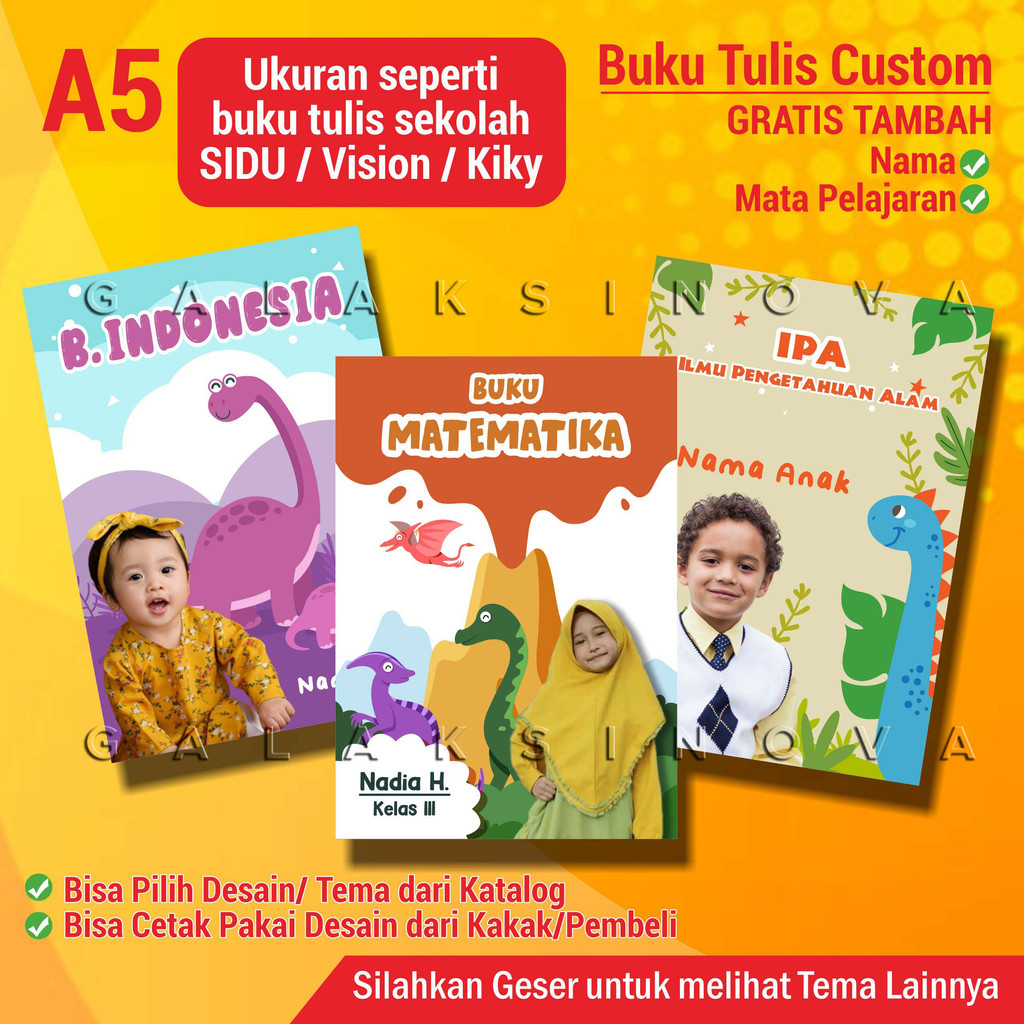 

Buku Tulis A5 Custom Foto - SIDU/ Vision/ Kiky - Part 2