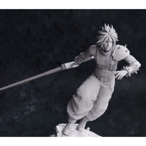 Miniature Figure CLOUD Final Fantasy VII 1/64 HO diorama