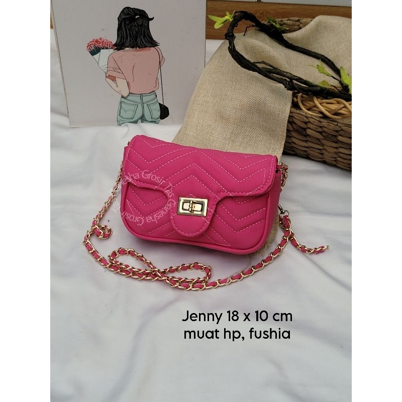 Jenny Slingbag Tas Selempang Ala Korea - Ganesha Grosir Tas