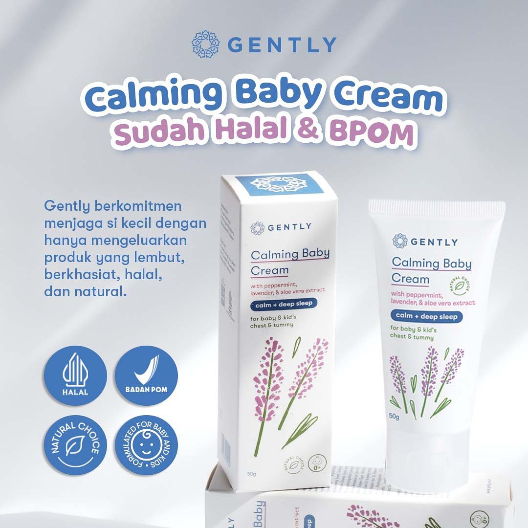 Gently Calming Baby Cream | Krim Penghangat dan Pereda Kolik Bayi