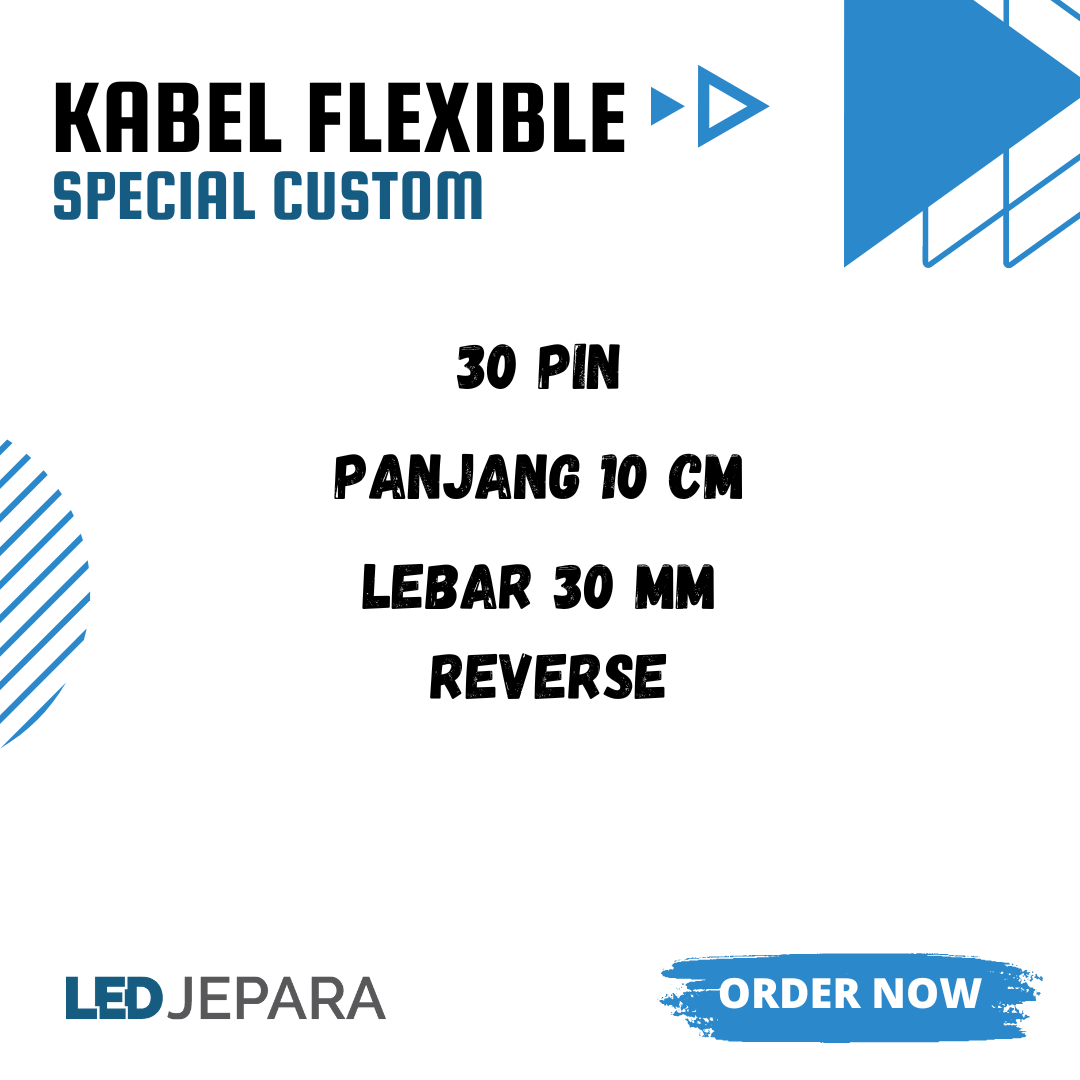 SPECIAL CUSTOM KABEL FLEXIBLE 30 PIN 10 CM 1MM  REVERSE