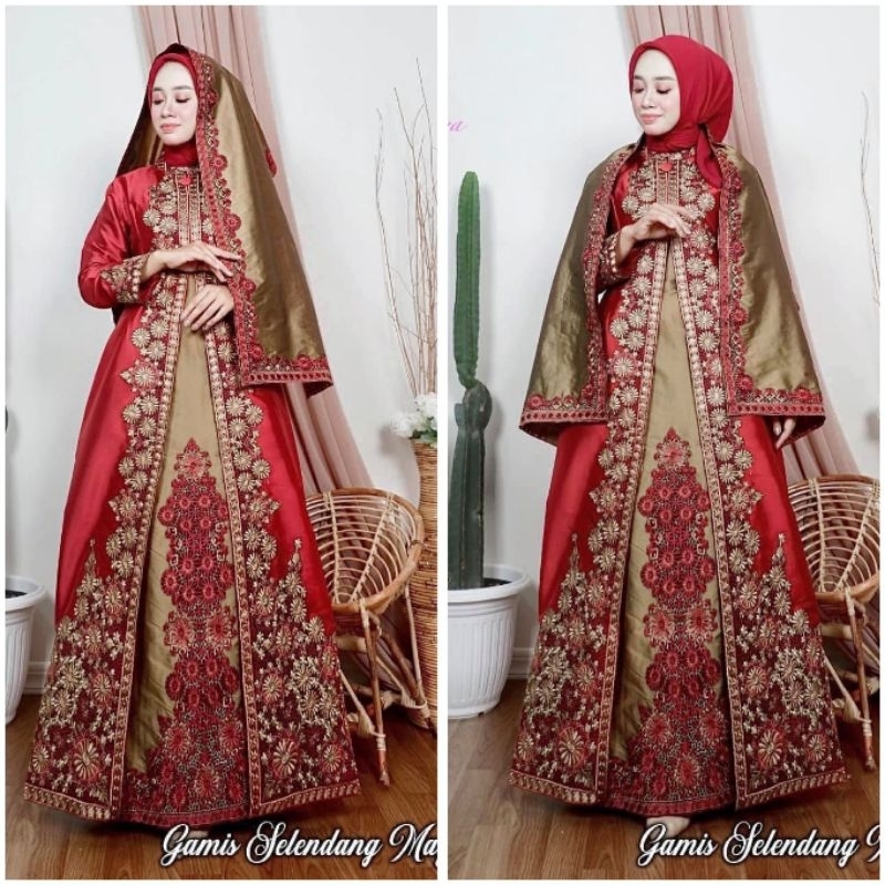 Gamis Selendang Mayang Original Pelangi Jaya Butik