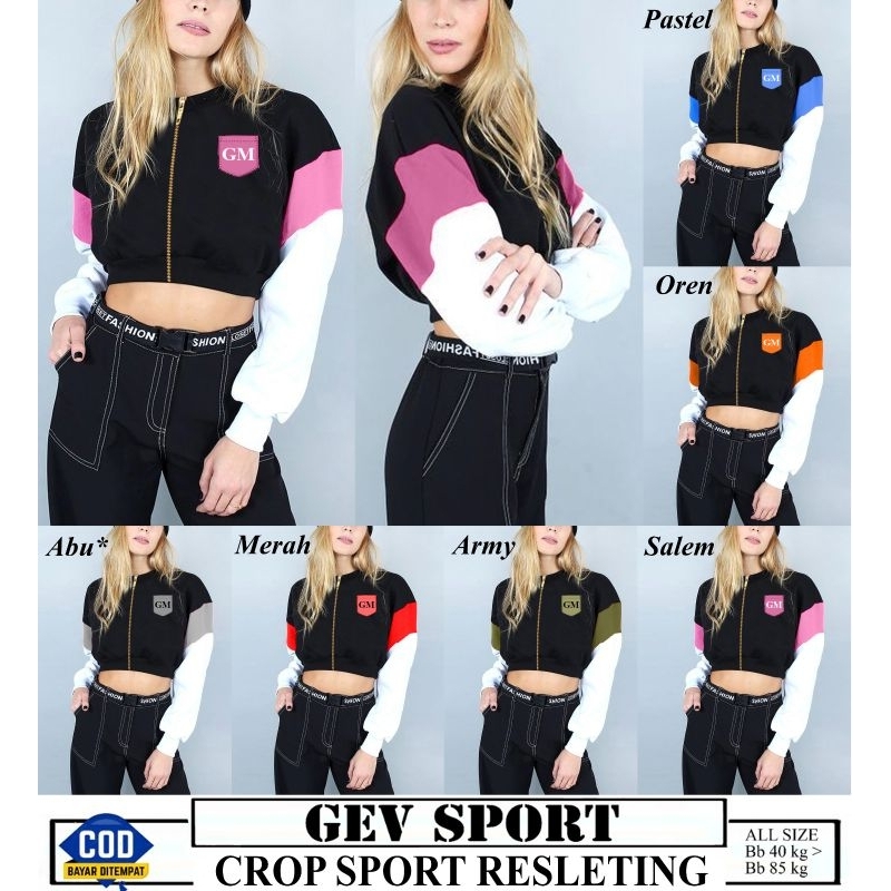 Sweatshirt gevsportwear baju senam / baju senam / legging panjang / celana senam