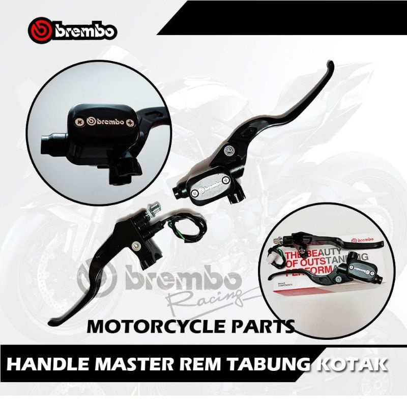 HANDLE MASTER REM BREMBO TABUNG KOTAK MODEL RCB UNIVERSAL VARIO 125 VARIO 150 SCOOPY NEW BEAT NEW MI