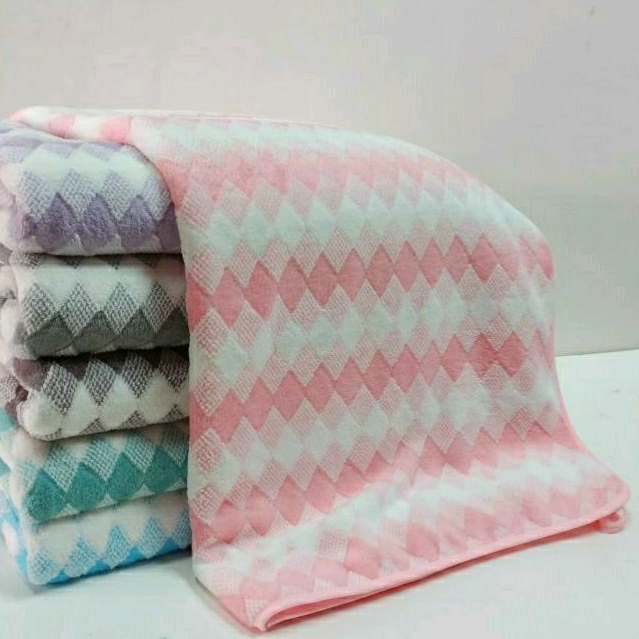 Handuk King Size-Handuk Mandi Dewasa Jumbo Microfiber Catur 80x160cm