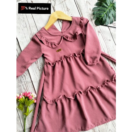 Gamis Anak Terbaru Crinkle Airflow Usia 1-9 Tahun//GAMIS ANNISA