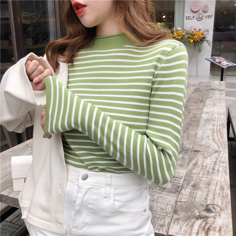 Inner Rajut Turtleneck Lengan Panjang Model Terbaru SALUR | Dalaman Hijab | Atasan Rajut Import Wanita