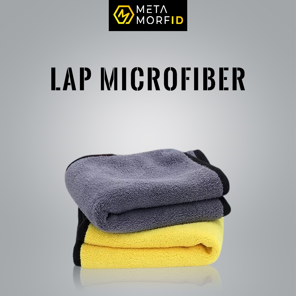 Metamorfid Kain Lap Microfiber Premium Serbaguna 350gsm